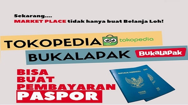Cara Pembayaran Paspor Online Lewat Market Place