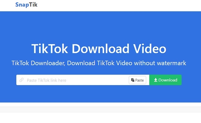 Bagaimana Cara Download Video Dari Snaptik TikTok Downloader