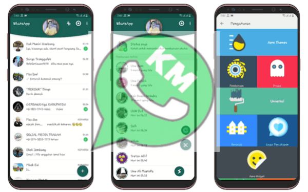 Berbagai Fitur Menarik Pada Aplikasi KM WhatsApp Apk