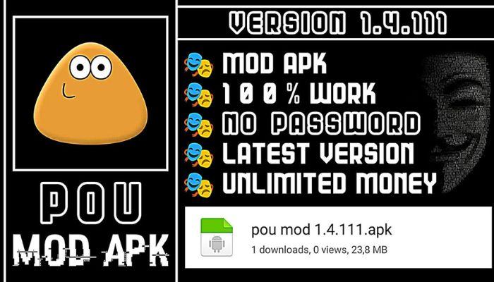 Link Download Pou Mod Apk