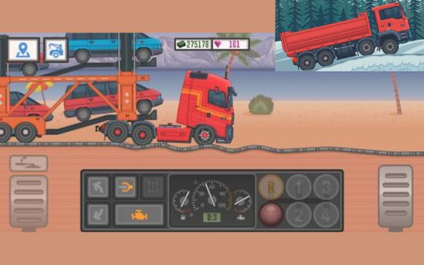 Fitur Menarik Yang Ada Dalam Trucker and Trucks Mod Apk
