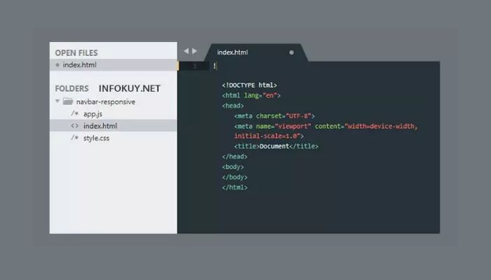 Membuat Navbar dengan HTML dan CSS