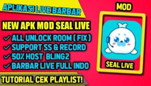 Seal Live Mod Apk (Buka Semua Room Bisa Rekam dan SS)